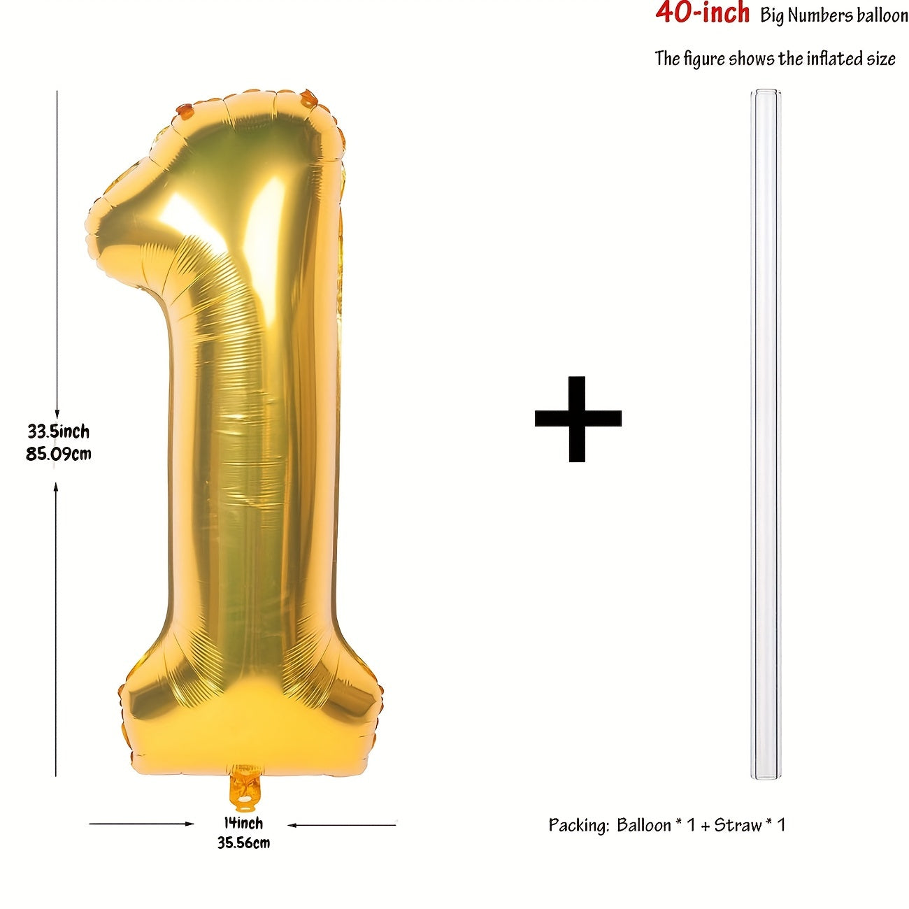 Golden Birthday Number Aluminum Film Balloons 101 6 Cm