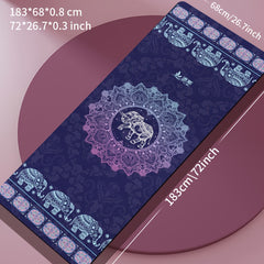 Printed TPE Yoga Mat for Fitness Training