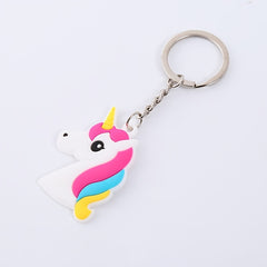 12pcs Silicone Unicorn Keychains - Perfect Gift
