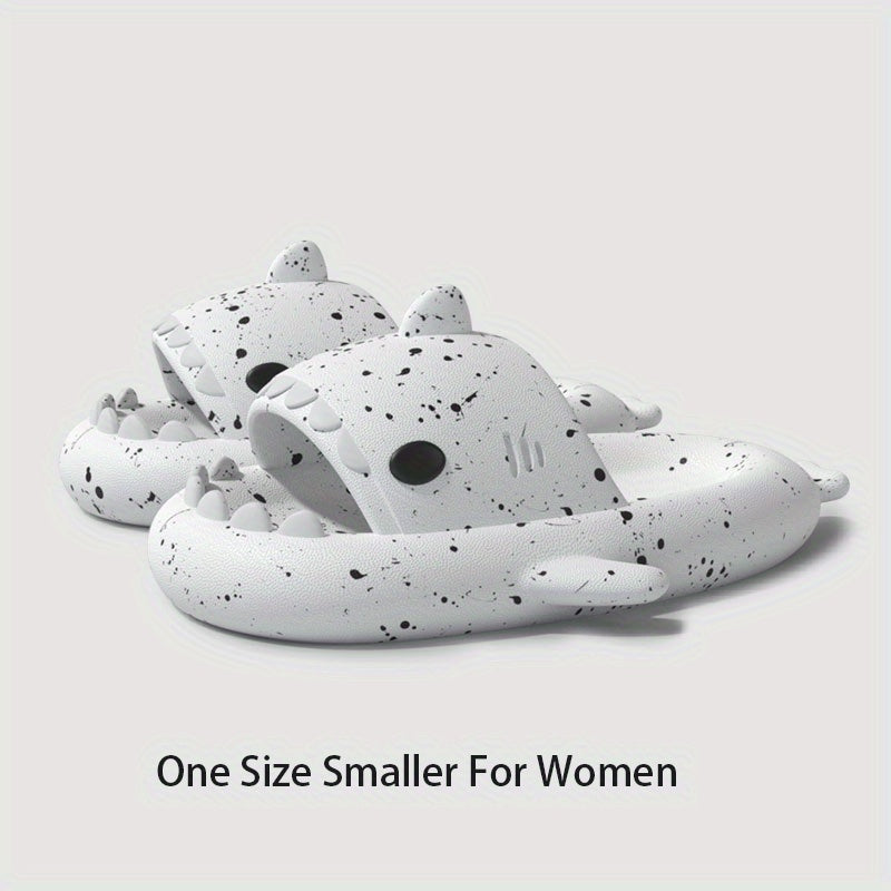 Shark Slippers Cloud Slides Lightweight Non Slip Shoes Indoor Outdoor Shower