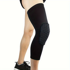 2pcs Honeycomb Knee Pads High Elastic Leg Guards
