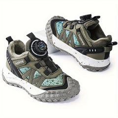 Kids Snow Shoes with Rotating Buckle Plush Lining