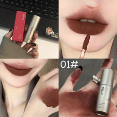 Waterproof Matte Velvet Lips Tint Long Lasting Nude Brown