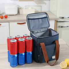 Cooler Bag Large Capacity Insulated Bento Bag for Office Worker Outdoor Picnic