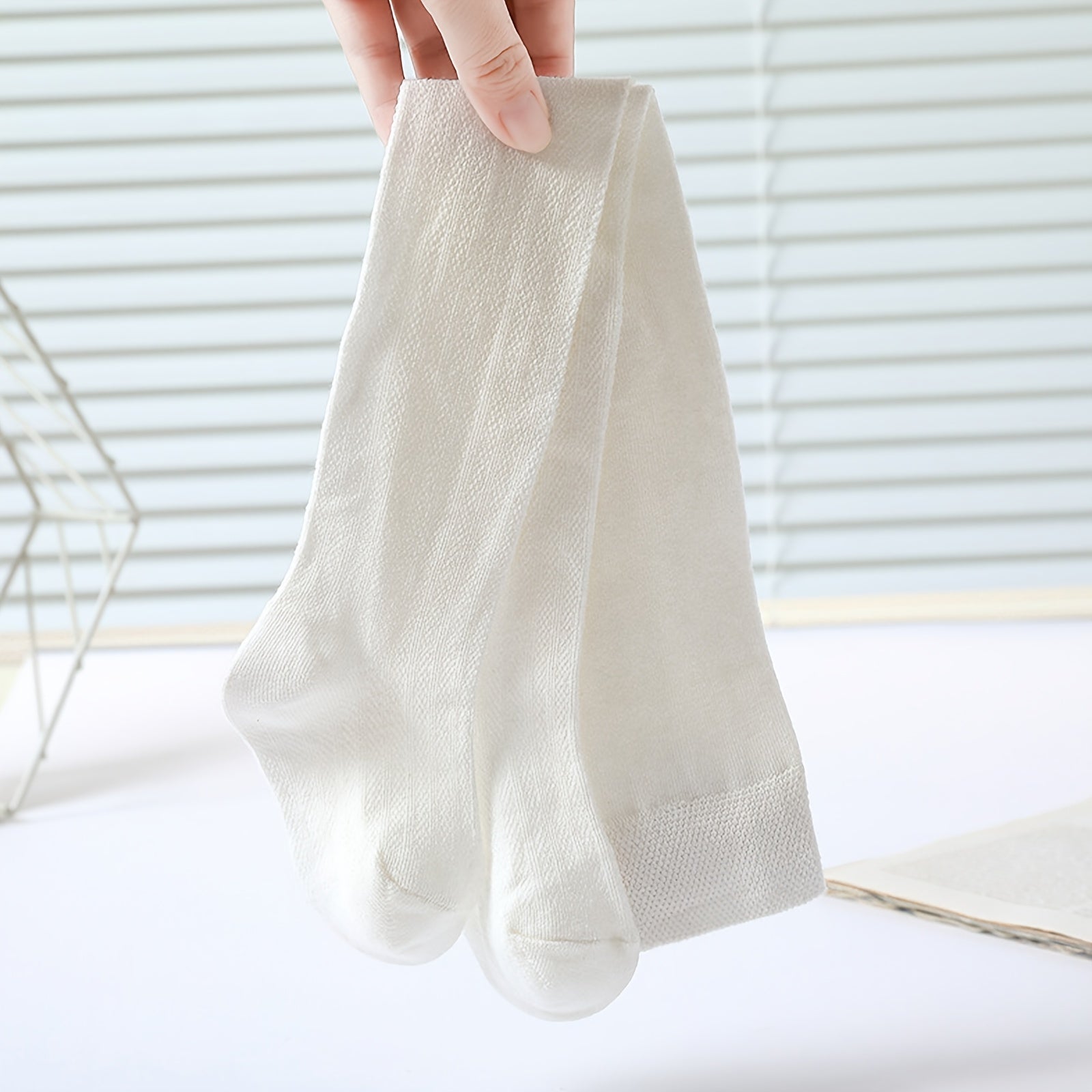 Baby Thin Striped Pantyhose Solid Anti-mosquito Mesh Tight Pantyhose