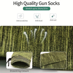 Silicone Treated Knit Gun Socks for Rifles & Shotguns