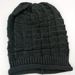 Knit Baggy Beanie Beret Solid Women's Warm Hat