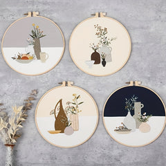 DIY Personalized Flowers Embroidery Kit for Beginners