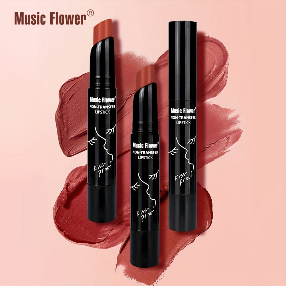 Vegan Matte Lipstick Long Lasting Waterproof Velvet Texture 12 Red Series