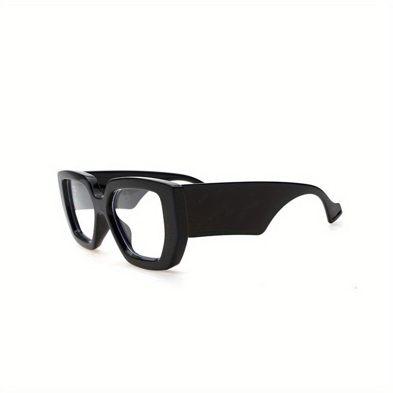 Clear Lens Cat Eye Glasses - Square Frame Specs