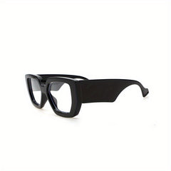 Clear Lens Cat Eye Glasses - Square Frame Specs