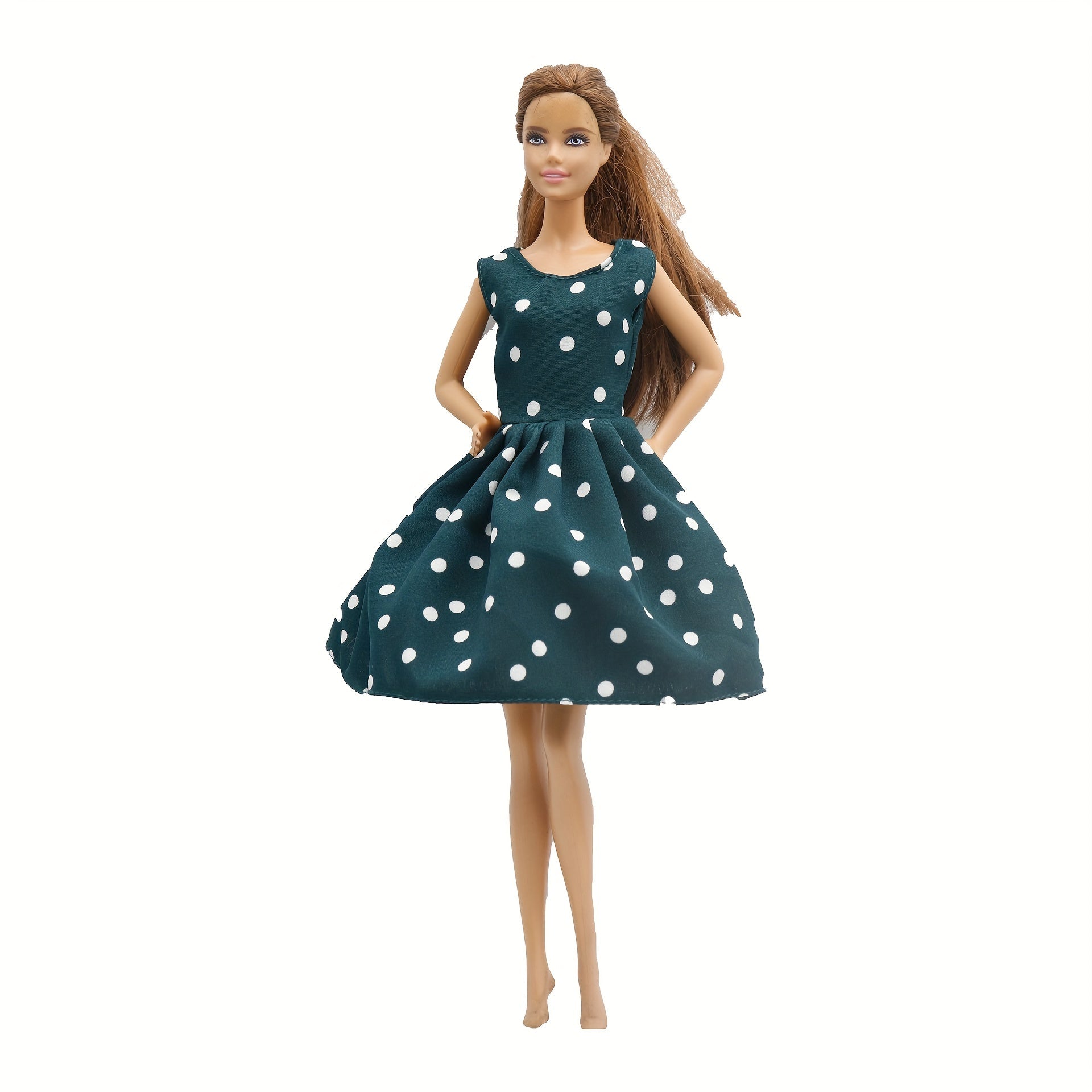 Polka Dot Dress Party Outfit for 11.81 Inch Dolls