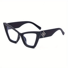 Cat Eye Sunglasses Small Frame Men Women Glasses Case