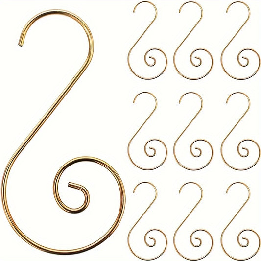 20pcs Christmas Ornament Hooks Metal Wire Hanging Hook For Christmas Tree