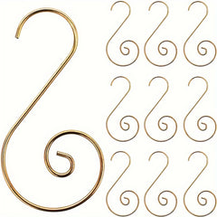 20pcs Christmas Ornament Hooks Metal Wire Hanging Hook For Christmas Tree