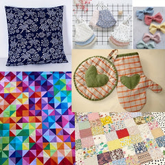 8pcs Plaid Cotton Fabric Squares Bundles 19 24 89 Cm Quilting Fabric