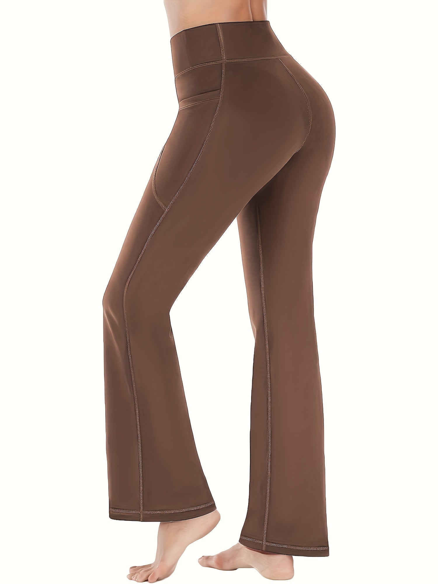 Flare Leggings High Waist Workout Sports Wide Leg Bootcut Pants