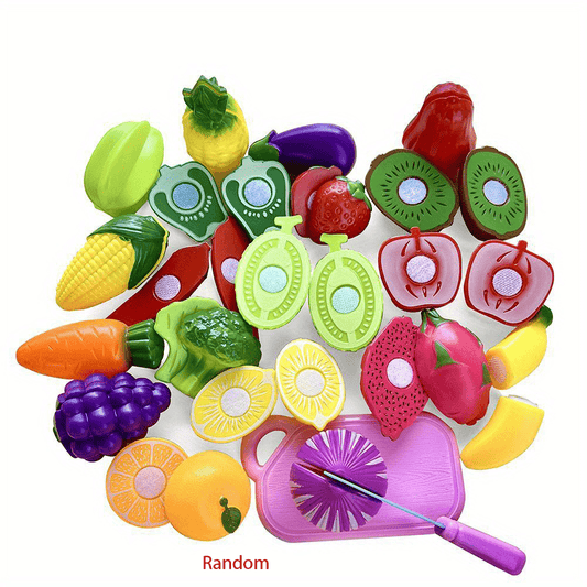 Fruit Cutting Chopping Toy Set for Kids