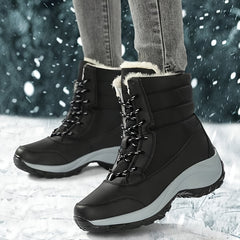 Women's Waterproof Winter Snow Boots Insulated Thermal Shoes