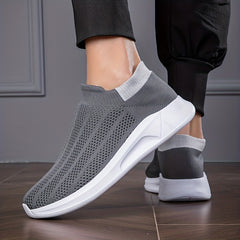 Breathable Knitted Slip On Shoes Lightweight Casual Sock Shoes