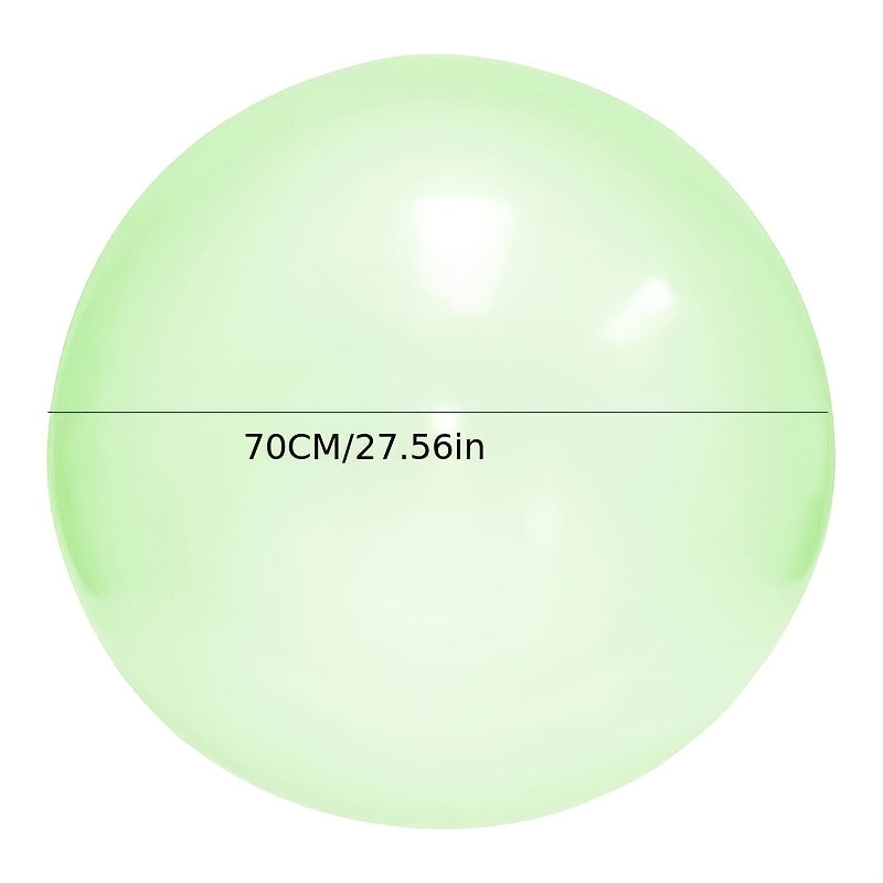 Inflatable Bubble Ball TPR Water Filled Pat Ball for Outdoor Fun