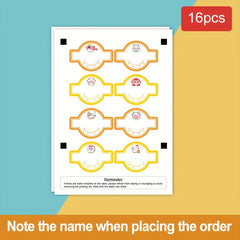 Custom Labels: 16-256pcs for School, Office, Art Projects