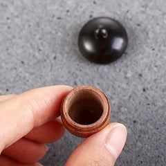 Solid Wood Medicine Pill Box Sandalwood Wooden Pill Case Portable Storage