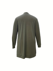 Open Front Cardigan with Pockets