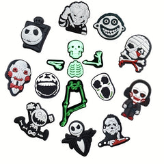 Halloween Shoe Charms For Crocs Skull Horror Nightmare Before Christmas Gift