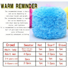 Mink Fleece Yarn Soft Yarn for DIY Knitting Crochet Hand-knitted