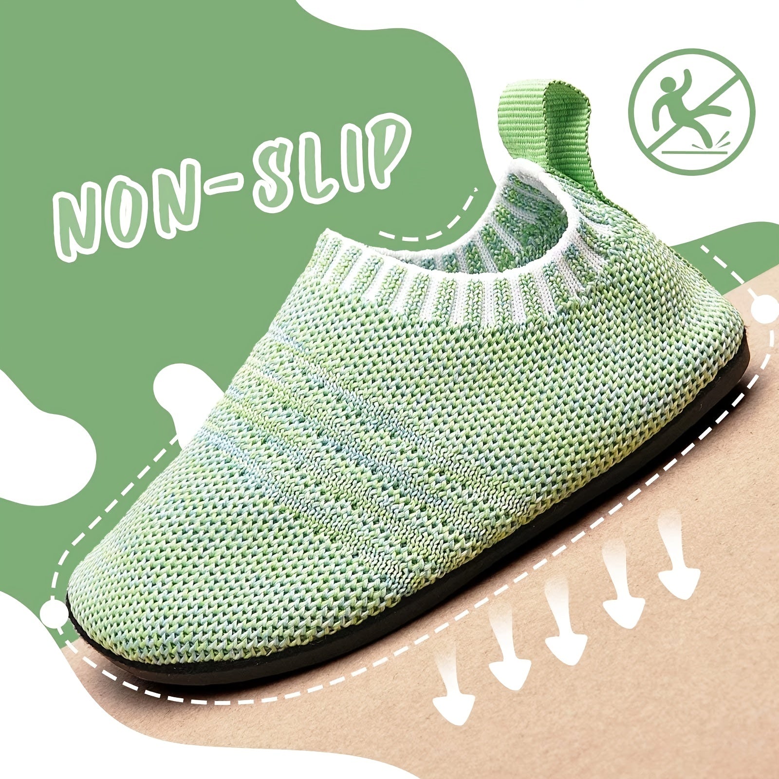 Barefoot Slip On Slippers Lightweight Non Slip House Shoes