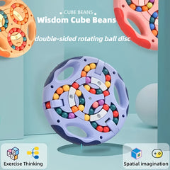 Magic Bean Brain Teaser Dual Sided Rotating Puzzle