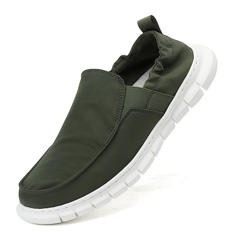 Men's Canvas Slip-On Walking Shoes Sneakers