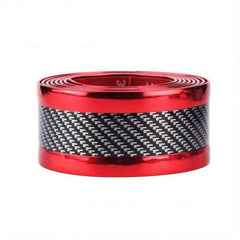 Car Door Edge Rear Bumper Scratch Protector Strip Carbon Fiber Pattern