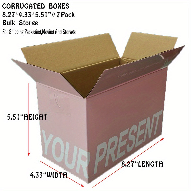 6pcs Recyclable Gift Boxes - Ideal for Birthdays, Holidays & Everyday Needs