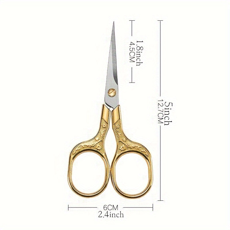 Plum Vintage Stainless Steel Household Scissors