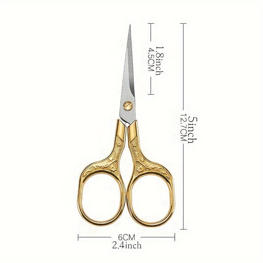 Plum Vintage Stainless Steel Household Scissors