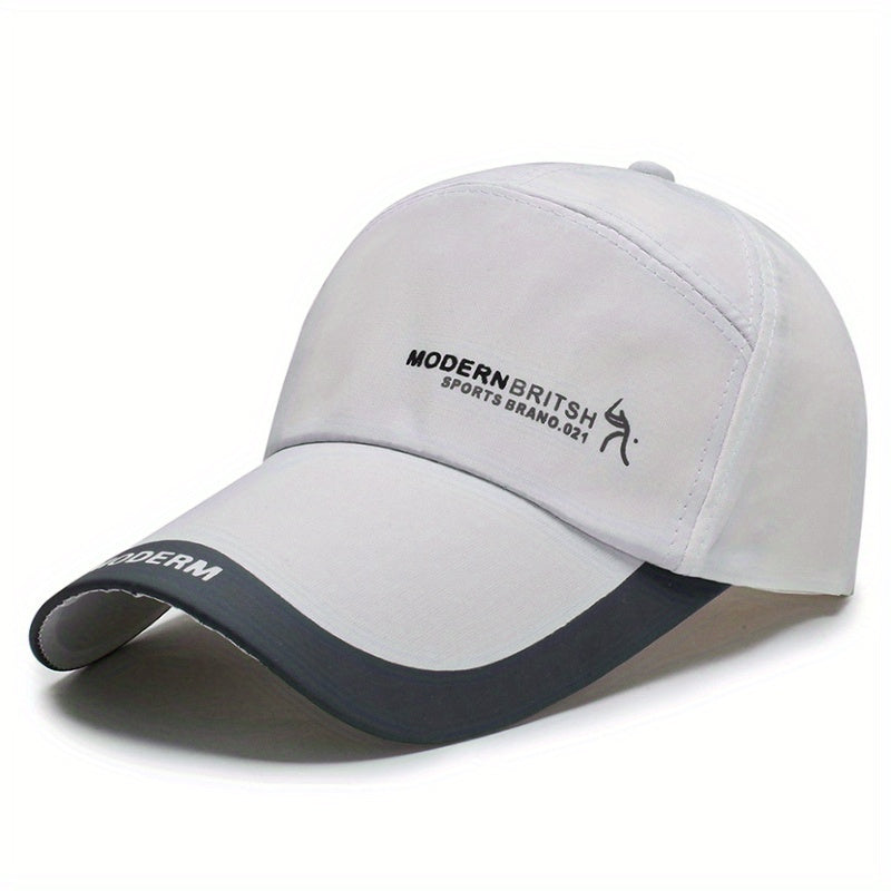 Men's Summer Baseball Cap Breathable Sun Visor for Outdoor Sports