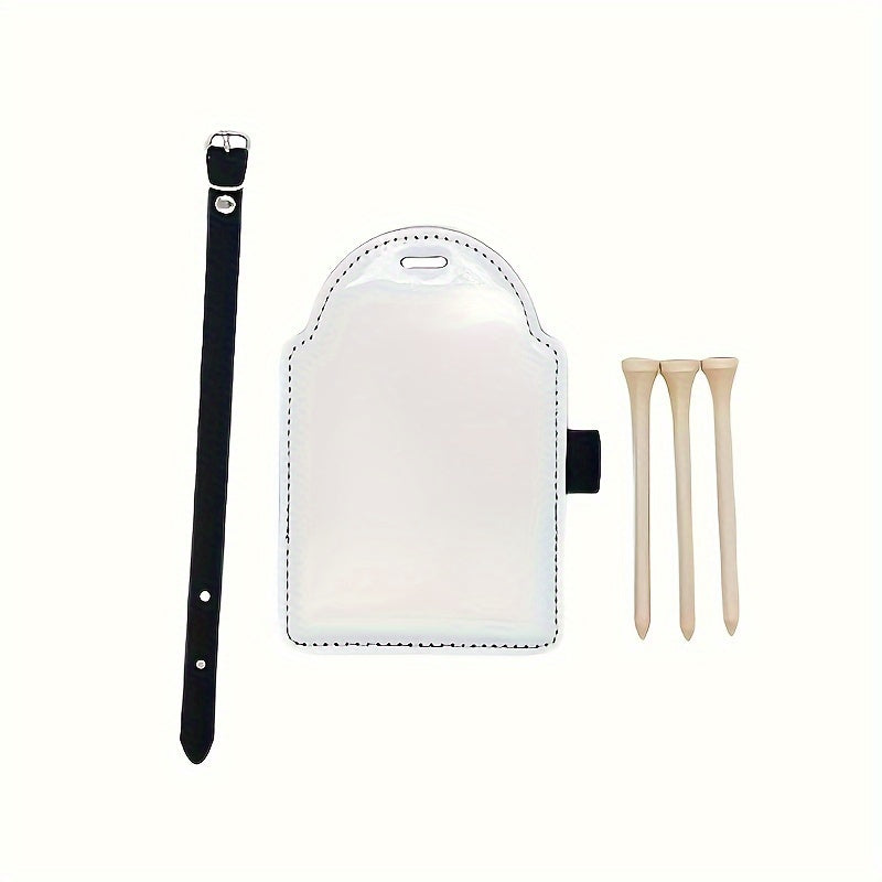 2 Pcs Heat Transfer Blank PU Golf Spike Sleeves with Spikes