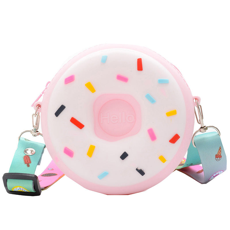Donut Coin Purse Shoulder Bag for Girls - Perfect Birthday Gift