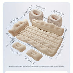 SUV Inflatable Bed Car Rear Seats Car Air Mattress Outdoor Mattress