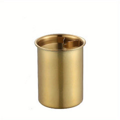 Stainless Steel Ashtray with Funnel and Windproof Design