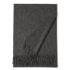 Thick Wool Winter Scarf Shawl Solid Comfortable Neck Wrap Women