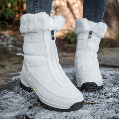Women's Non-slip Snow Boots Thick Bottom Warm High Top Shoes