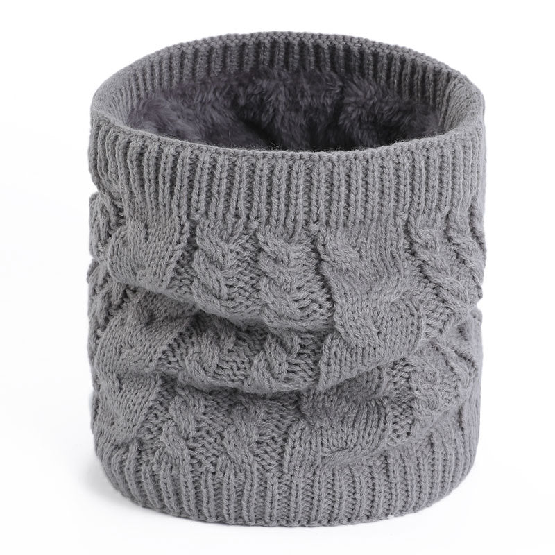 Men's Solid Neck Cover Warm Winter
