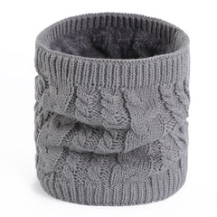 Men's Solid Neck Cover Warm Winter