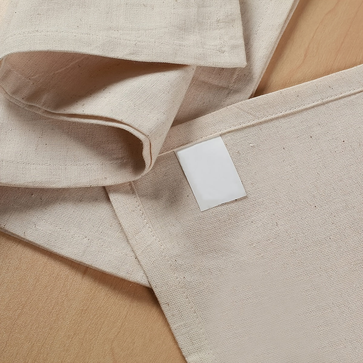 6 Pack Beige Polyester Napkin Cloth