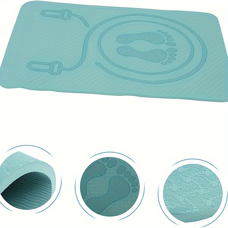 Shockproof Skipping Sports Mat Extra Thick High Density Yoga Mat Non Slip