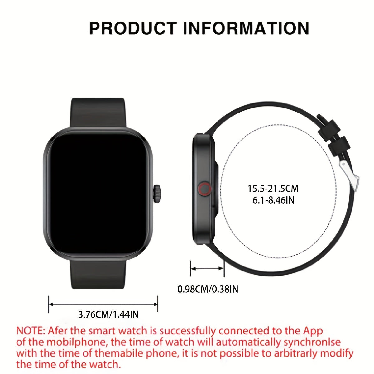 Unisex Smartwatch 4 HD Display Wireless Calling 100 Sports Modes