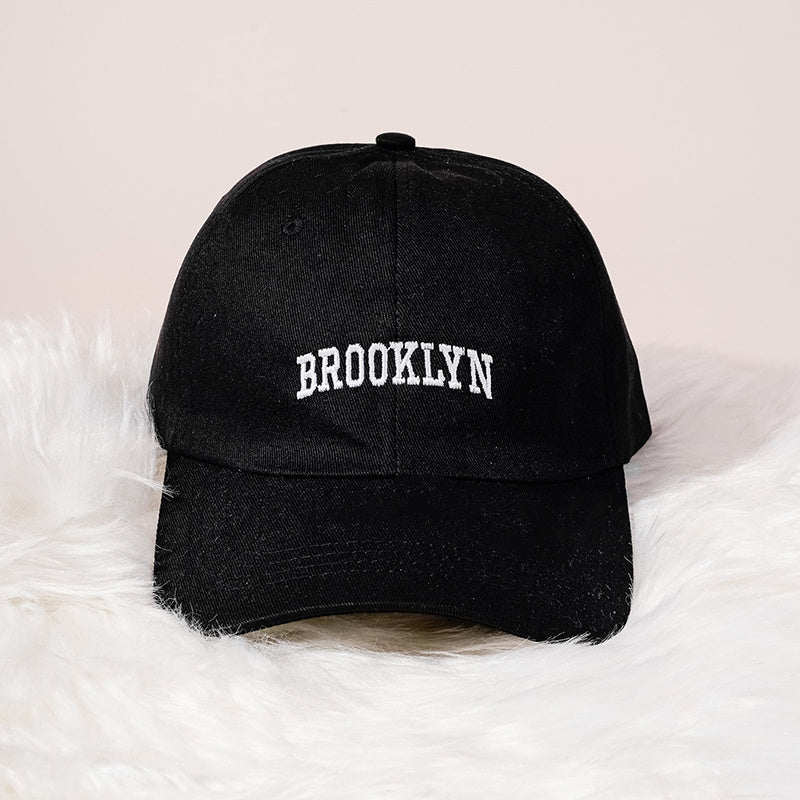 Letter Embroidered Baseball Cap